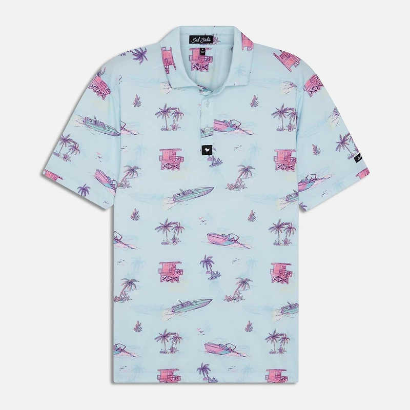 Men's Yacht Rock Short Sleeve Polo