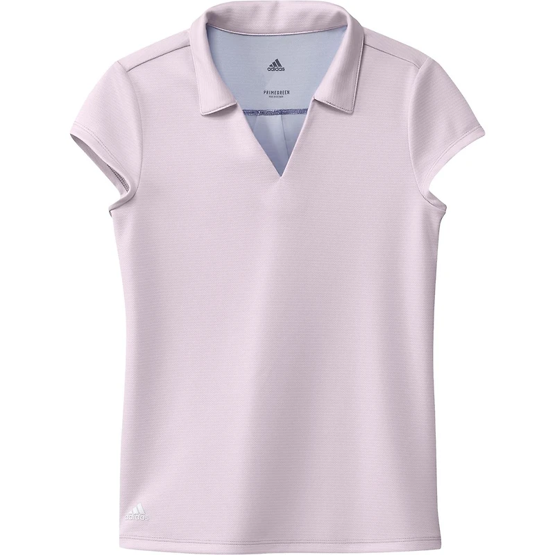 Girls' Heather Short Sleeve Polo