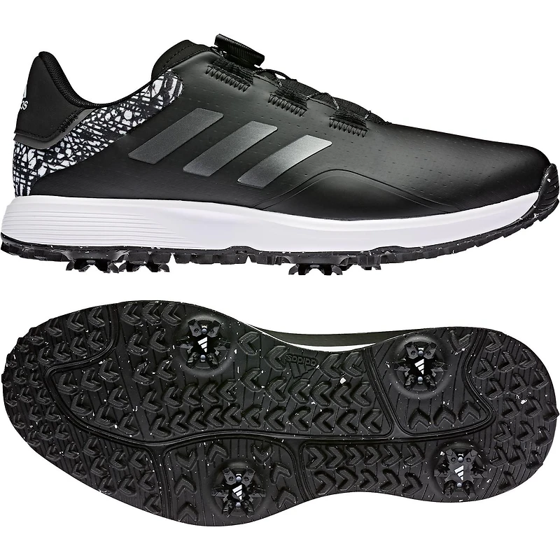 Men's S2G BOA Spiked Golf Shoe - Black