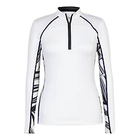 Women's Liza Printed Side Panel UPF 50+ Longsleeve Sun Top