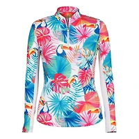 Women's Fun in the Sun Brigitta Printed Longsleeve Sun Top