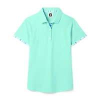 Women's Watercolour Trim Short Sleeve Shirt