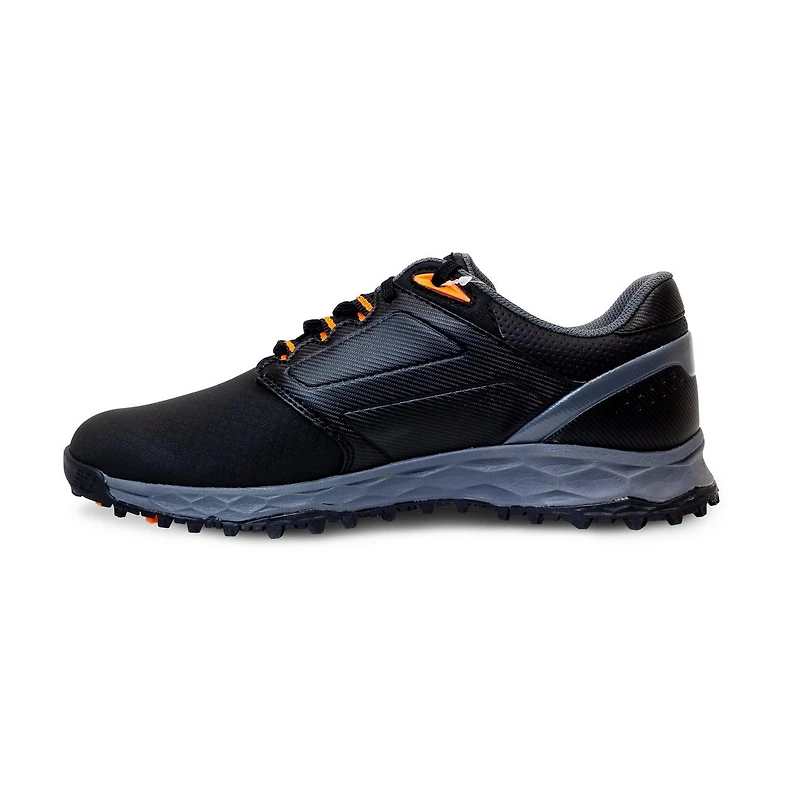 Men's Fresh Foam Elevate Spikeless Golf Shoe - Black/Grey/Orange