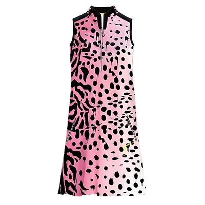 Women's Panther Printed Sleeveless Dress