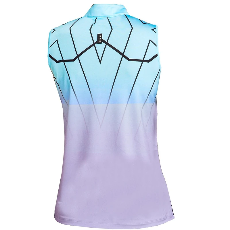 Women's Cyber Print Sleeveless Top