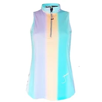 Women's Stratus Printed Sleeveless Polo