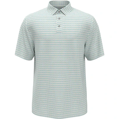 Men's Micro Conversational Print Short Sleeve Polo