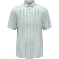 Men's Micro Conversational Print Short Sleeve Polo