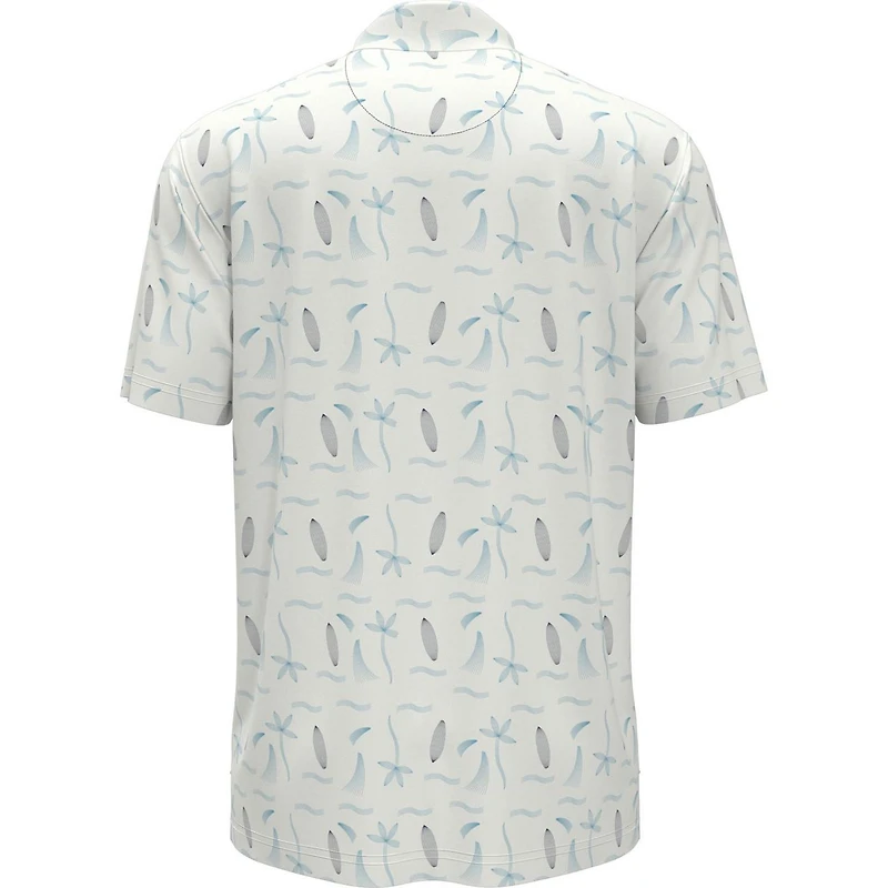 Men's Vacation Print Short Sleeve Polo