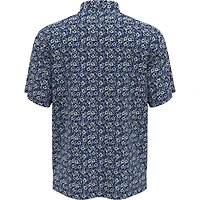 Men's Vacation Floral Print Short Sleeve Polo