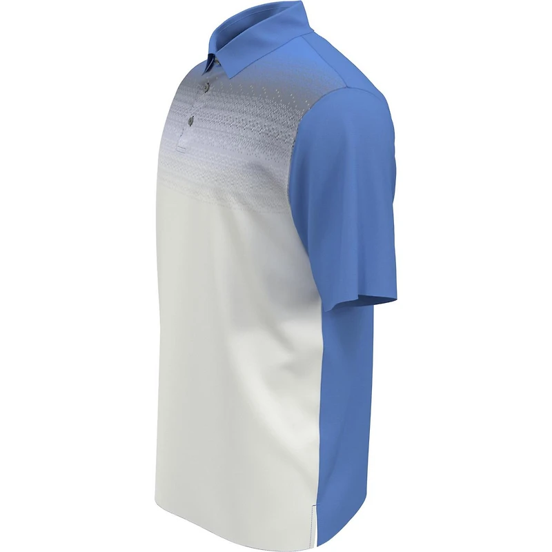 Men's Digital Ombre Print Short Sleeve Polo
