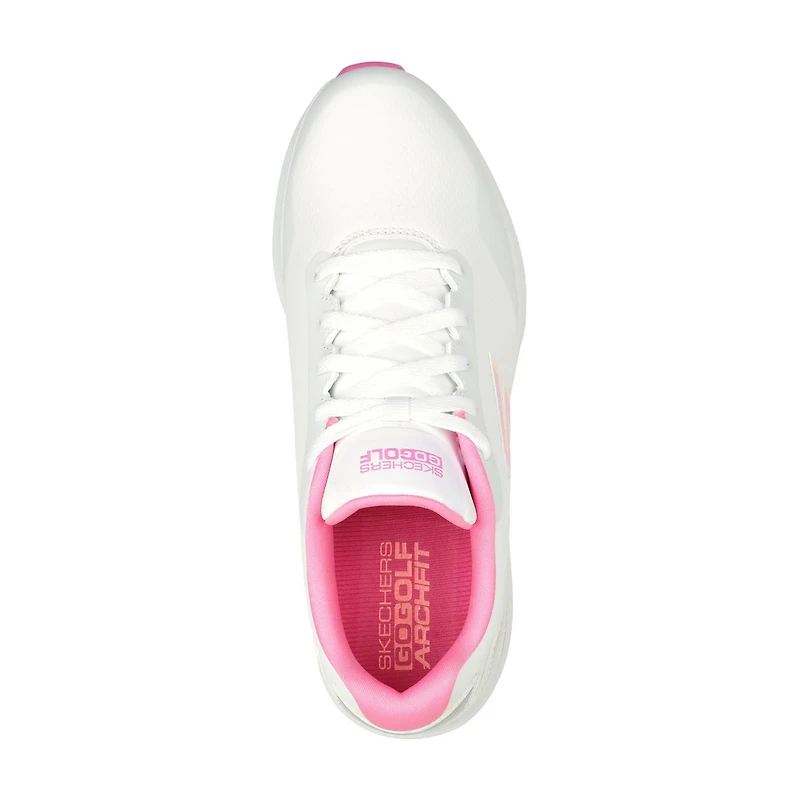 Women's Go Golf Max 2 Spikeless Golf Shoe - White/Pink