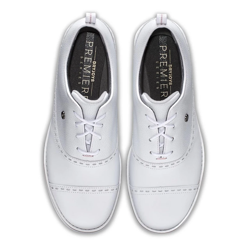 Women's Premiere Series Spiked Golf Shoe - White