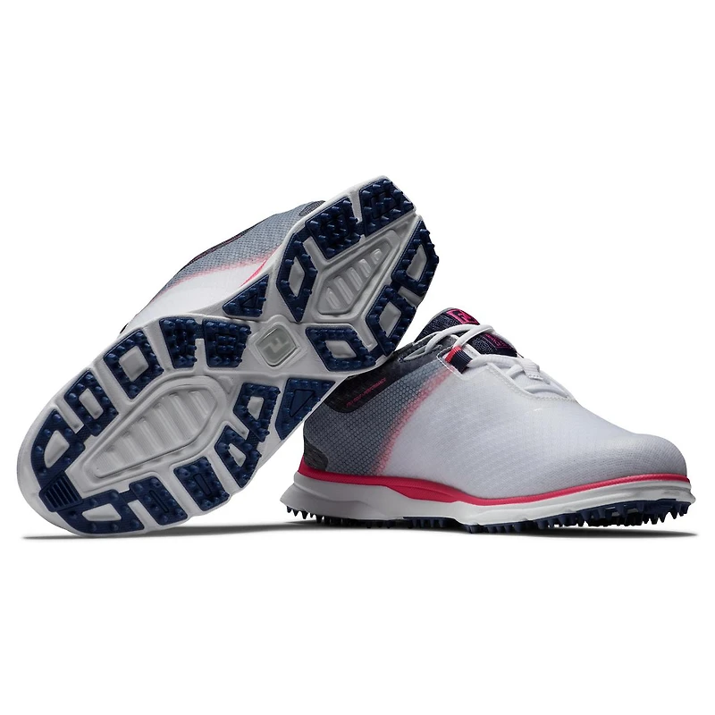 Women's Pro SL Sport Spikeless Golf Shoe - White/Grey/Red