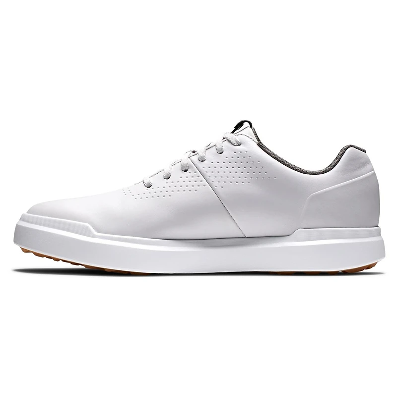 Men's Contour Casual Spikeless Golf Shoe -White