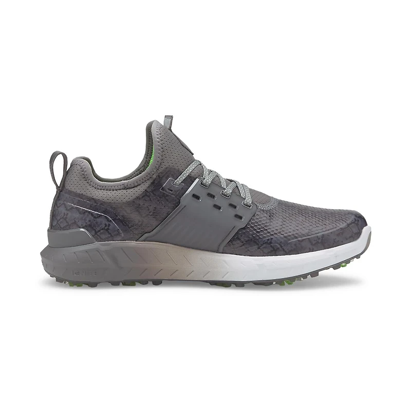 Limited Edition - Men's Ignite ARTICULATE Snakeskin Spiked Golf Shoe - Grey