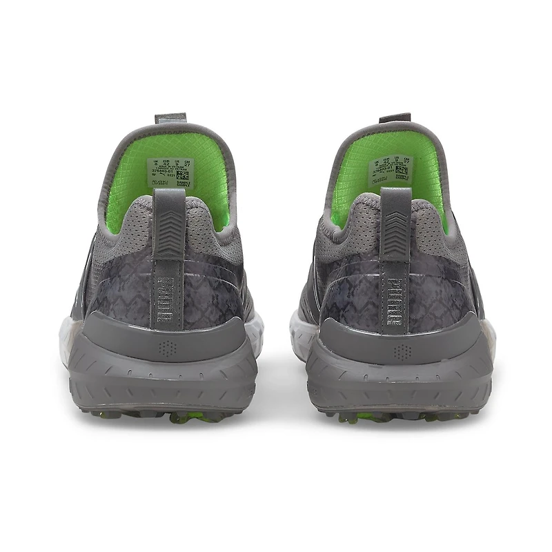 Limited Edition - Men's Ignite ARTICULATE Snakeskin Spiked Golf Shoe - Grey