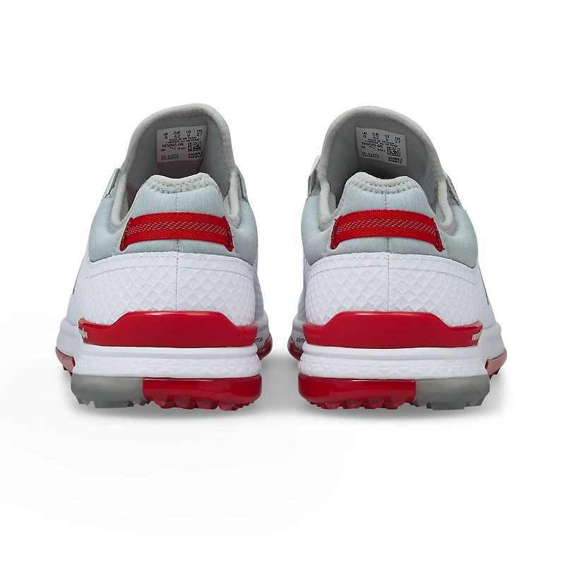 Men's PROADAPT Alphacat Spikeless Golf Shoe- White/Red
