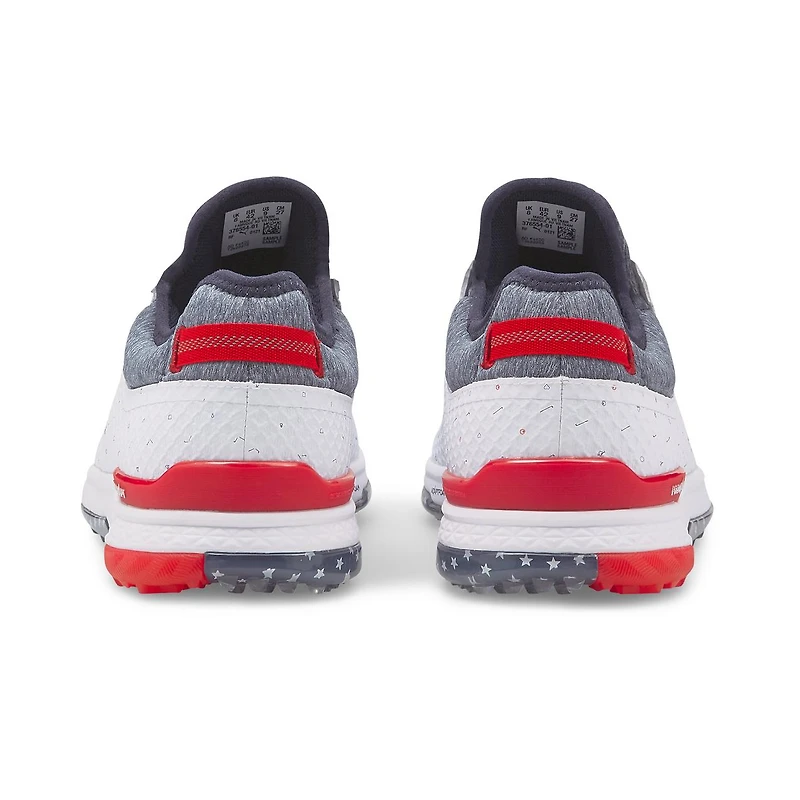 Limited Edition - Men's PROADAPT Alphacat Love Golf/H8 Spikeless Golf Shoe- White/Grey/Red