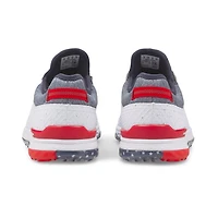 Limited Edition - Men's PROADAPT Alphacat Love Golf/H8 Spikeless Golf Shoe- White/Grey/Red