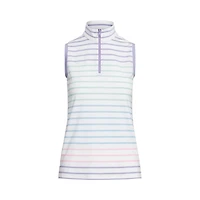 Women's Ombre Stripe Sleeveless Polo