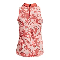 Women's Zinger Rise Print Sleeveless Polo