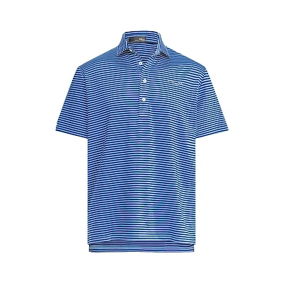 Men's Airflow Stripe Short Sleeve Polo