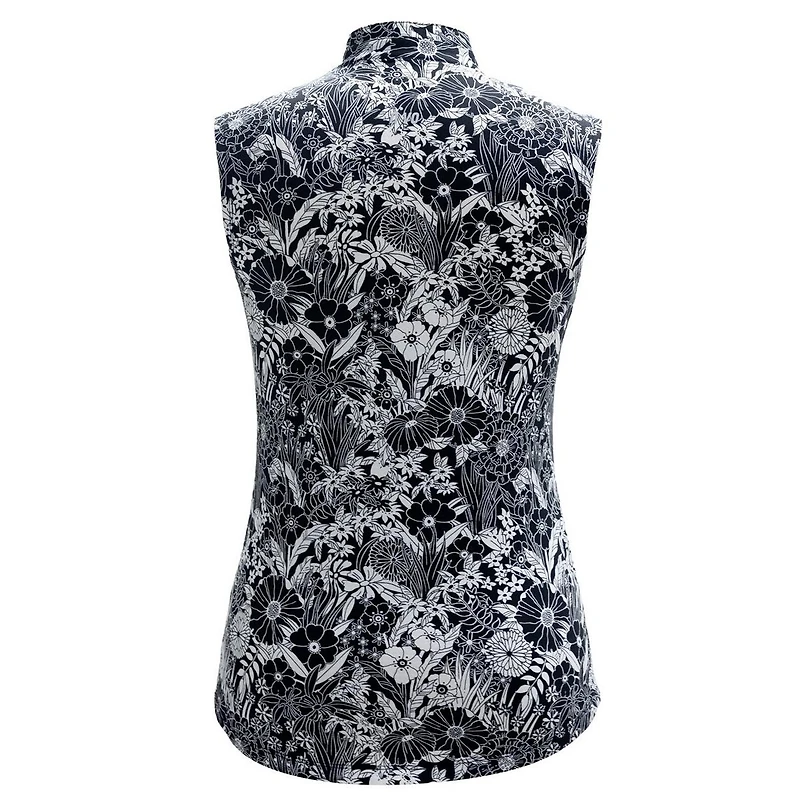 Women's LivCool Leticia Mock Sleeveless Top