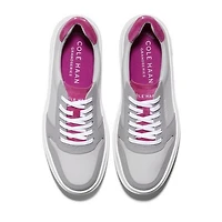 Women's Grandpro Am Spikeless Golf Shoe - Grey/Pink