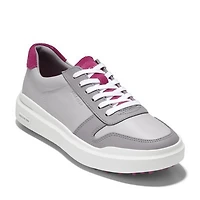 Women's Grandpro Am Spikeless Golf Shoe - Grey/Pink