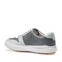 Men's Grandpro Am Spikeless Golf Shoe - Grey/White/Yellow