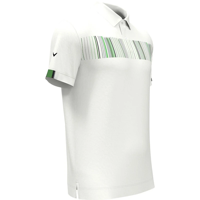 Men's Multi-Colour Floppy Disk Print Short Sleeve Polo