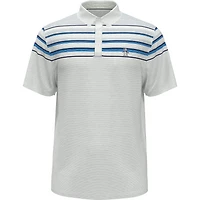 Men's Slub Colour Block Short Sleeve Polo