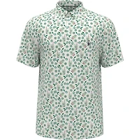 Men's Lemonade Print Short Sleeve Polo