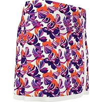 Women's Conversational Parrot Print 15 Inch Skort