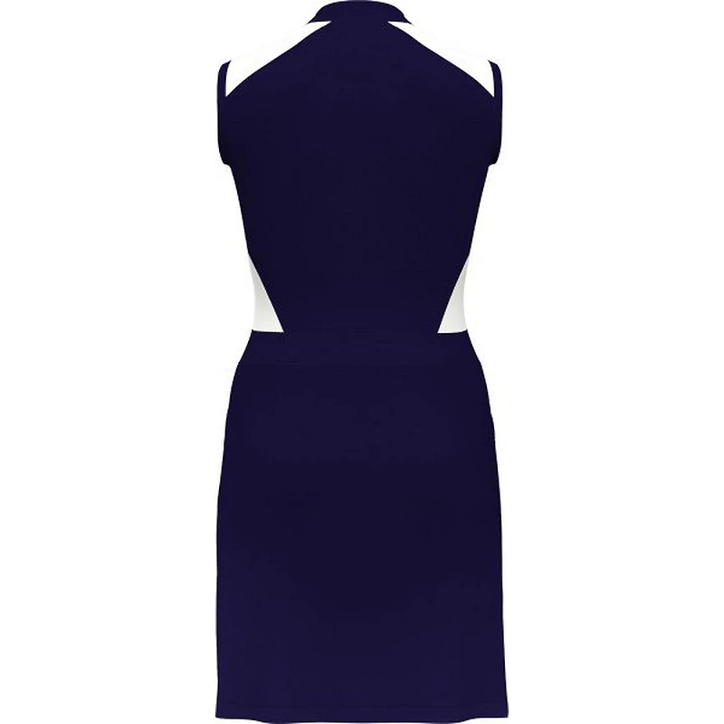 Women's Mesh Colourblock Sleeveless Dress