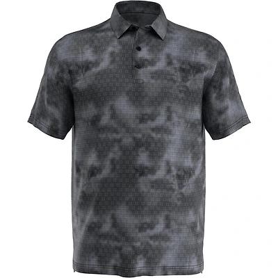 Men's Tie Dye Foulard Print Short Sleeve Polo