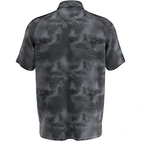 Men's Tie Dye Foulard Print Short Sleeve Polo