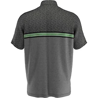 Men's Ventilated Jaspe Engineered Stripe Short Sleeve Polo