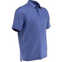 Men's All Over Tie Dye Foulard Print Short Sleeve Polo