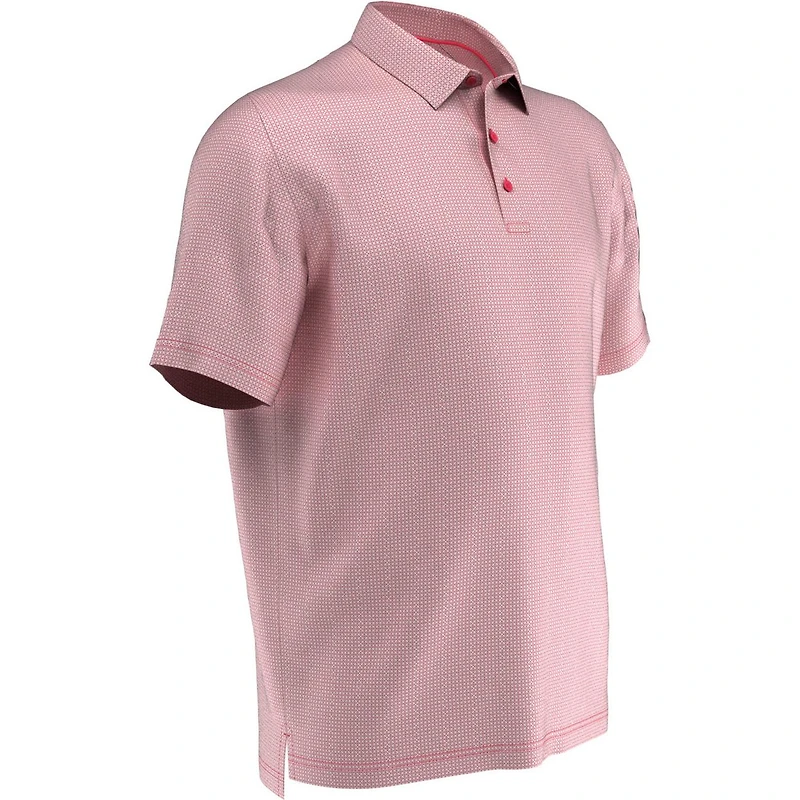 Men's All Over Chev Foulard Short Sleeve Polo