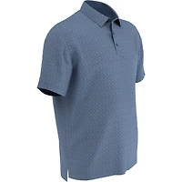 Men's All Over Chev Twill Short Sleeve Polo