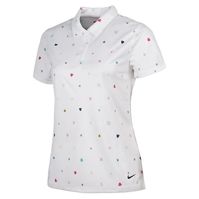 Women's Dri-Fit Victory Printed Short Sleeve Polo