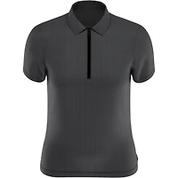 Women's Pro Spin 1/4 Zip Heather Short Sleeve Polo