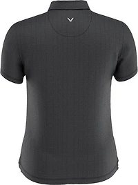 Women's Pro Spin 1/4 Zip Heather Short Sleeve Polo