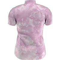 Women's Swing Tech Tie Dye Printed Short Sleeve Polo
