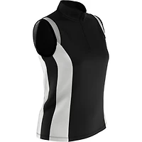 Women's Colour Block Sleeveless Polo