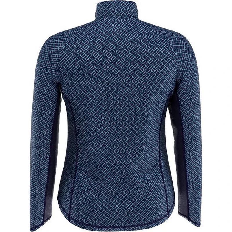 Women's Small Geo Printed Sun Protection Longsleeve Top