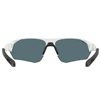 Playmaker Shiny White/TUNED Blue-Green Golf Mirror Sunglasses