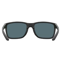 Unisex Hustle Shiny Black/TUNED Golf Blue-Green Mirror Sunglasses